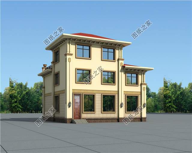 二層半別墅設計圖，安靜、舒適、寬敞，滿足居住需求