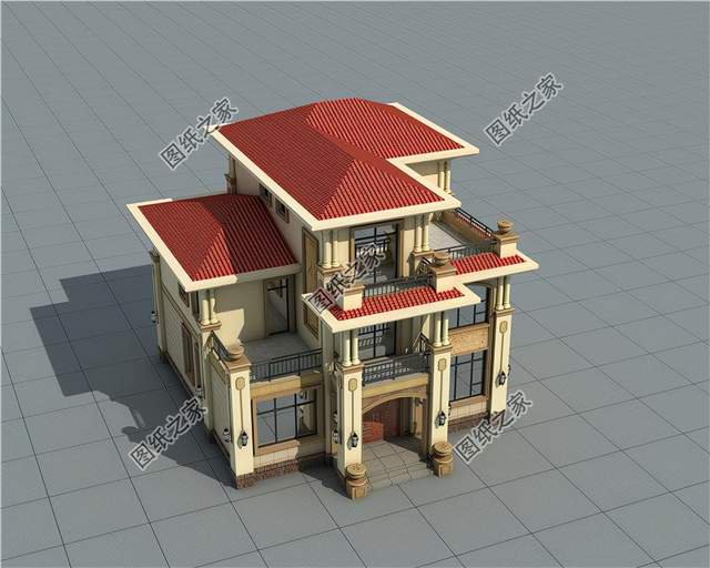 二層半別墅設計圖，安靜、舒適、寬敞，滿足居住需求