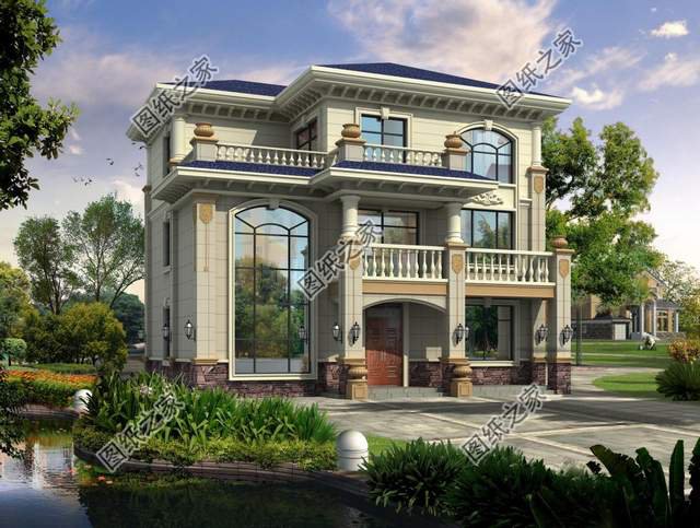 二層半別墅設計圖，安靜、舒適、寬敞，滿足居住需求