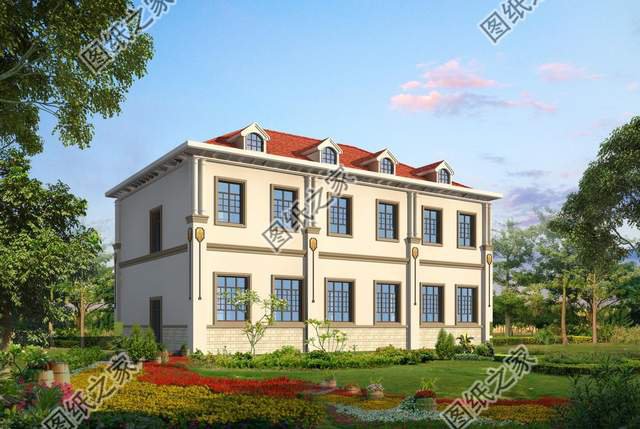 歐式雙層別墅設計圖，大氣又內斂，量身定制的好房型