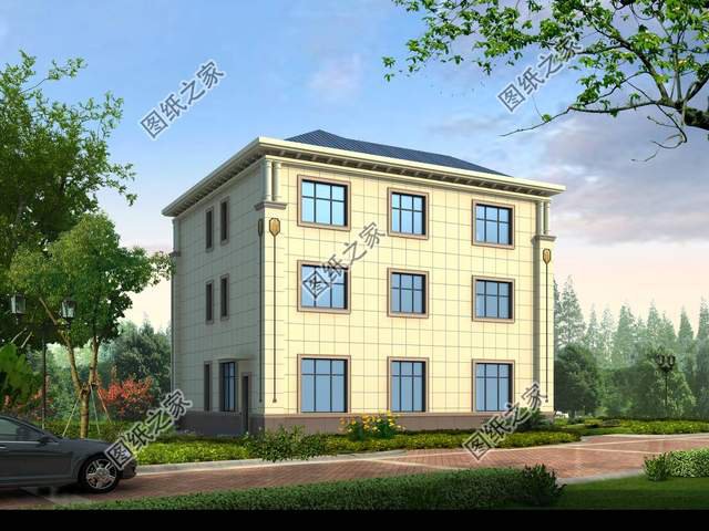 歐式豪華別墅設(shè)計圖，尊貴典雅，無限享受