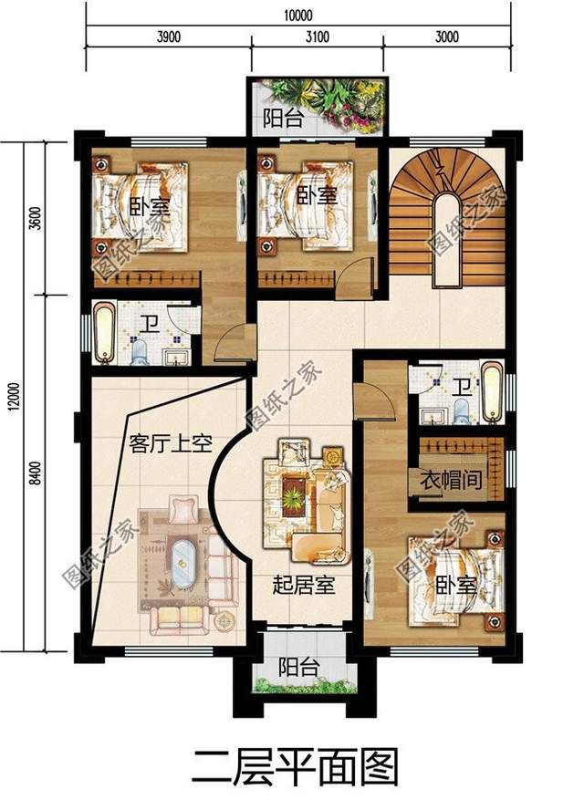 歐式豪華別墅設(shè)計圖，尊貴典雅，無限享受