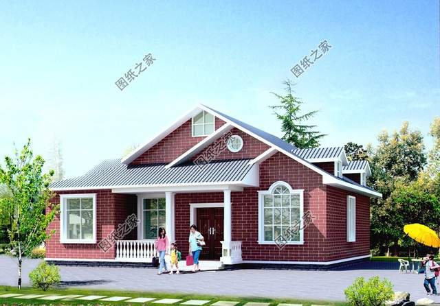 鄉村一層半設計圖，農村原汁生活，大家風范