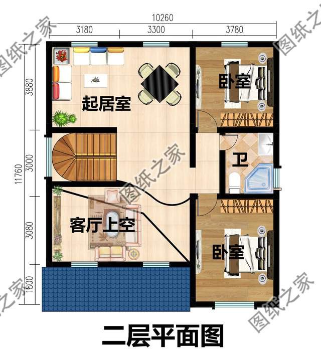 鄉村一層半設計圖，農村原汁生活，大家風范