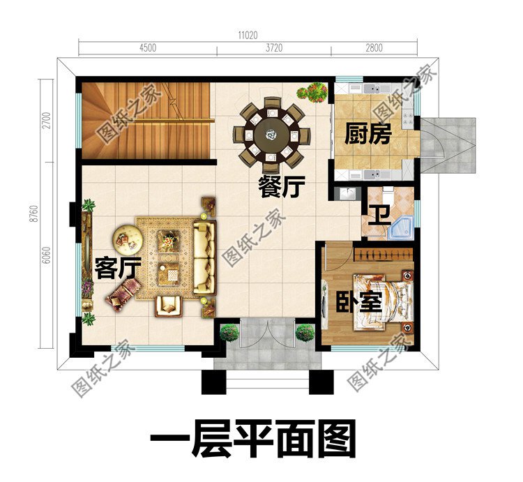 11X8.7米三層洋樓