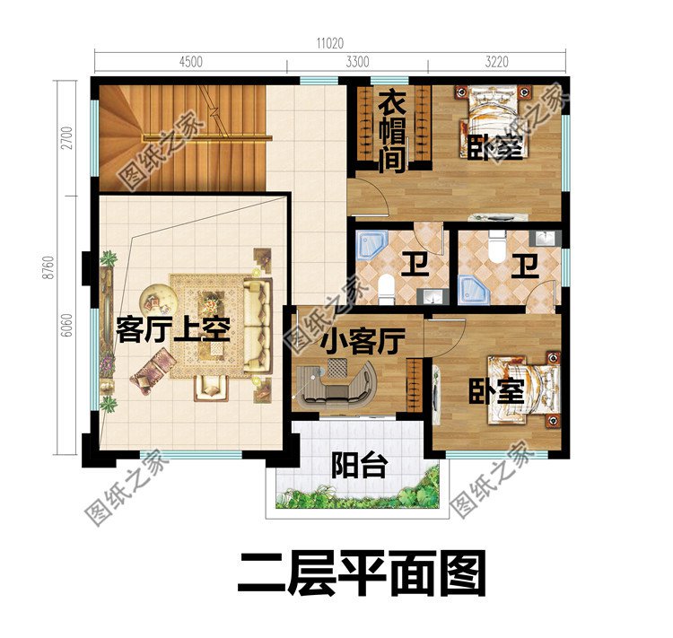 11X8.7米三層洋樓