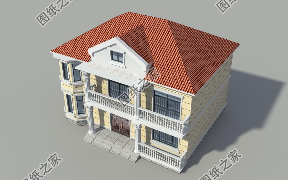 農(nóng)村二層別墅，其實最簡單的設(shè)計最能捕獲人們的喜愛