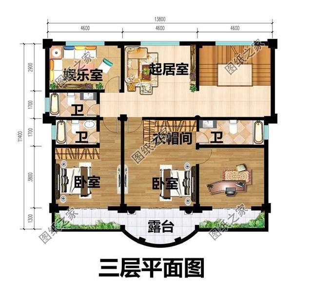高端四層別墅設計圖，給你一個五星級的家