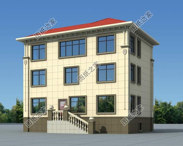 30w左右歐式三層別墅，一個幸福的家庭需要一套好房子襯托