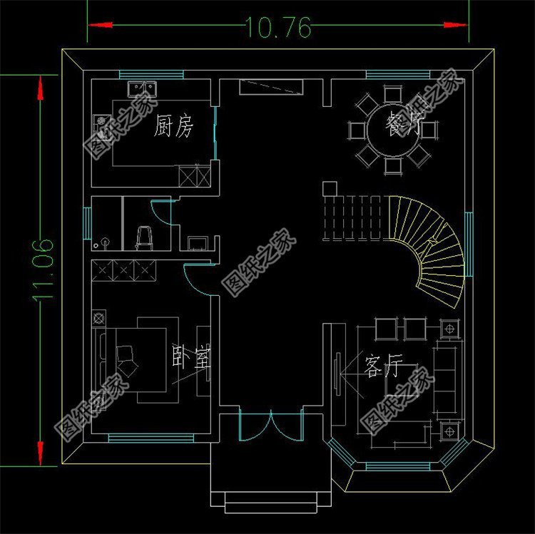 二層半別墅設(shè)計(jì)，優(yōu)雅永不過(guò)時(shí)，回老家建房就選它