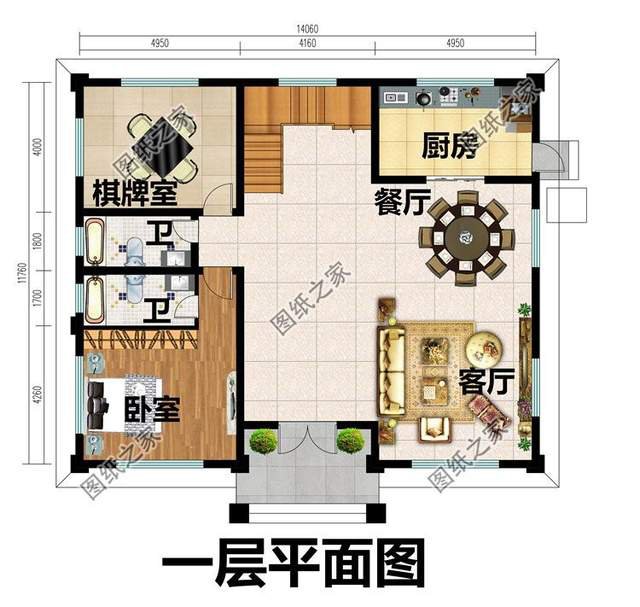 鄉(xiāng)村別墅設(shè)計(jì)圖，超豪華的三層別墅，讓家人的生活越來越舒適