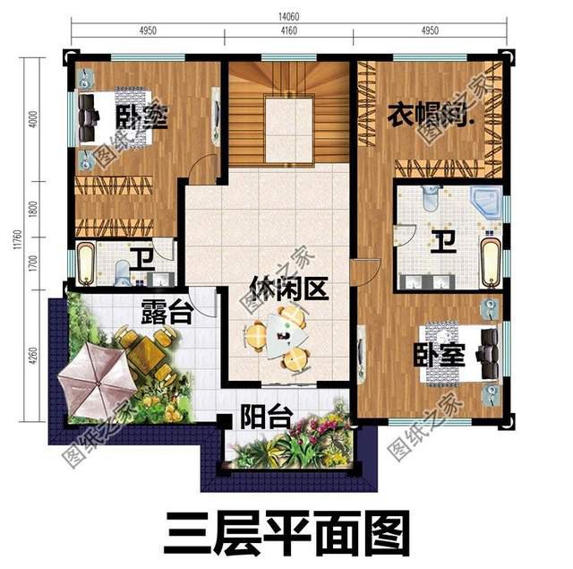 鄉(xiāng)村別墅設(shè)計(jì)圖，超豪華的三層別墅，讓家人的生活越來越舒適