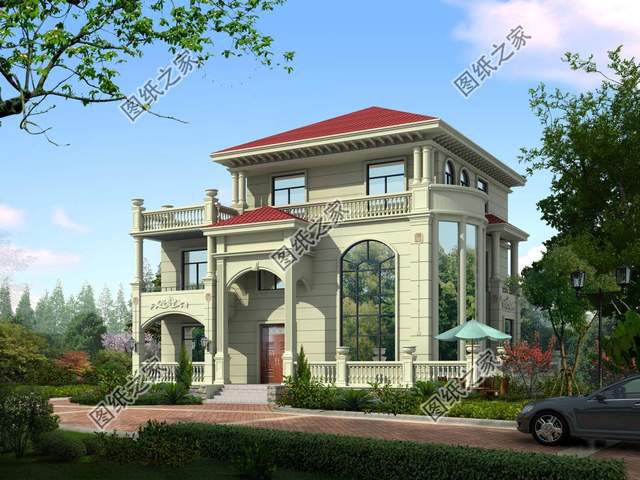 別墅帶地下室設計圖，鄉下建房不比城市差，回鄉建房選它