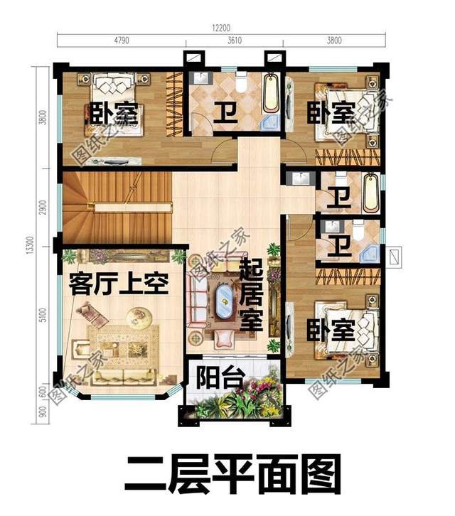 別墅帶地下室設計圖，鄉下建房不比城市差，回鄉建房選它