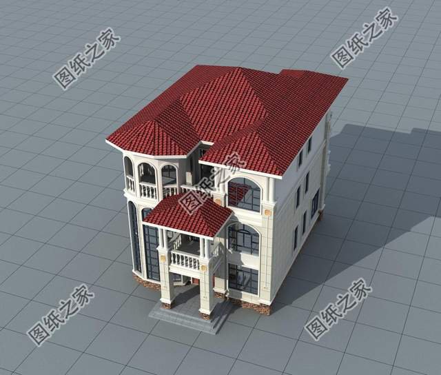 農(nóng)村三層農(nóng)村別墅，非常氣派的別墅，突出主人的品味