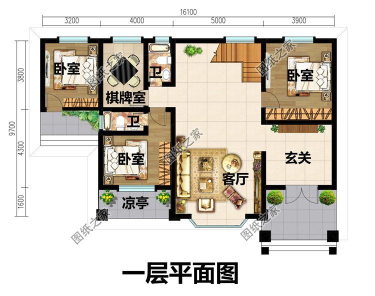 占地150二層別墅設計，夢想鄉村生活的標配，父母親和小孩都愛