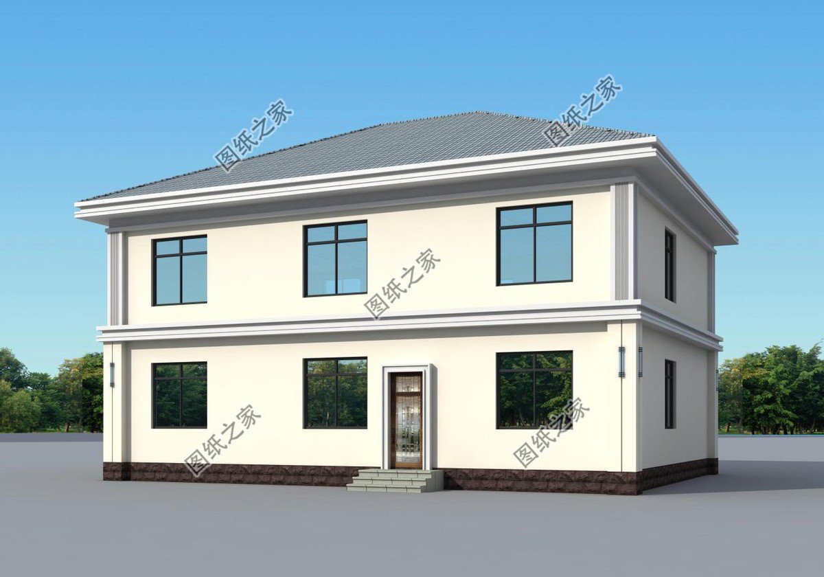 占地150二層別墅設計，夢想鄉村生活的標配，父母親和小孩都愛