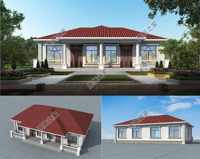 兄弟雙拼別墅設計，選對了好戶型，家庭幸福美滿