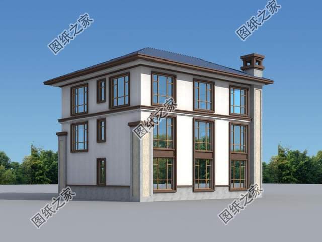 新中式三層別墅，別具一格的韻味，帶來一種文化氣息