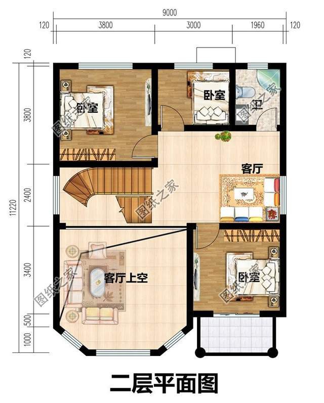 三層小別墅設計圖，我敢打賭，99%的人見了之后都會愛上它