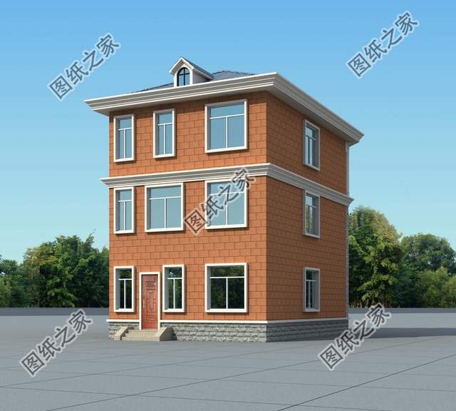 三層小別墅設計圖，我敢打賭，99%的人見了之后都會愛上它