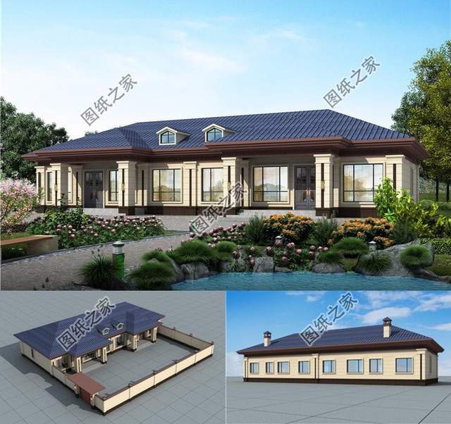 便宜雙拼別墅設(shè)計，造價實惠，起居互不打擾