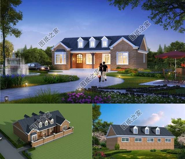 網紅一層半別墅設計，田園式住宅帶給家人不同的溫馨