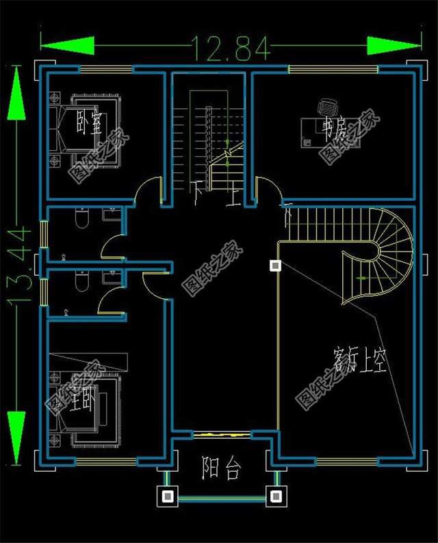 農(nóng)村三層半樓圖紙，外型優(yōu)雅時尚，建房者們看得津津有味