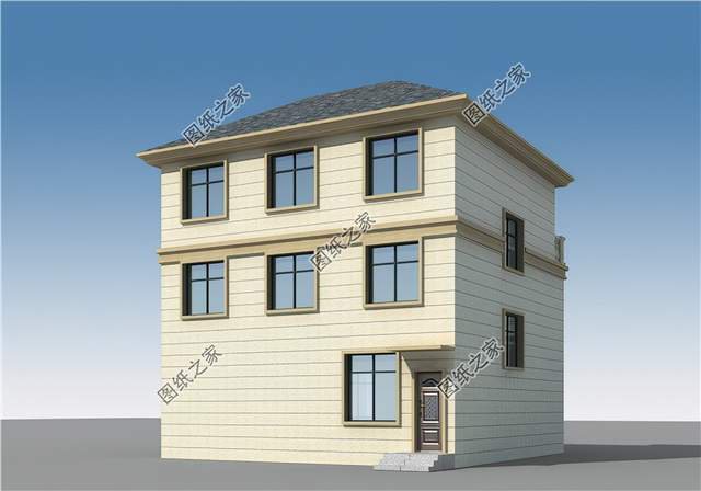 新農(nóng)村三層別墅設計，整體明亮通透，空間寬敞舒適