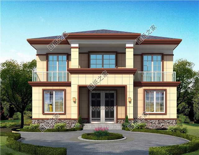 農村二層別墅設計，經典二層方正農村房子如何布局？