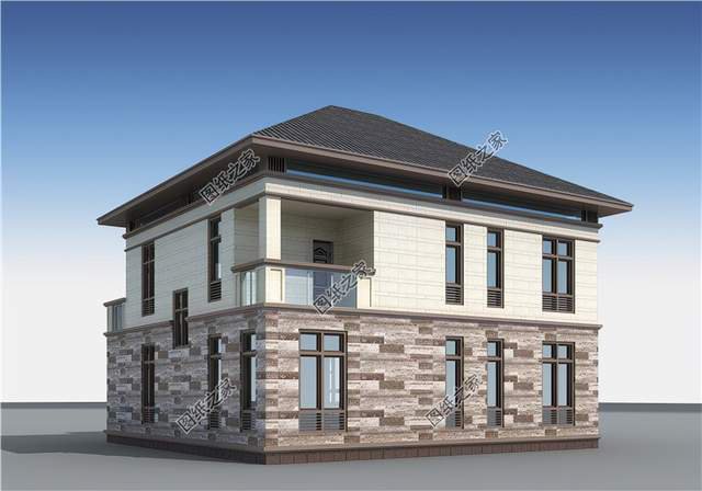 農(nóng)村雙層別墅設(shè)計(jì)，清新華麗，精益求精