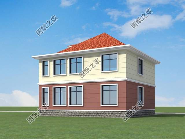 二層農(nóng)村別墅設(shè)計(jì)，帶閣樓帶車(chē)庫(kù)，性?xún)r(jià)比超高