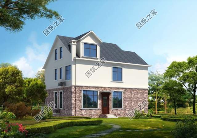 帶悶頂二層別墅設計，層次感十足，細節滿滿