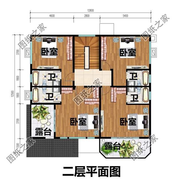 帶悶頂二層別墅設計，層次感十足，細節滿滿