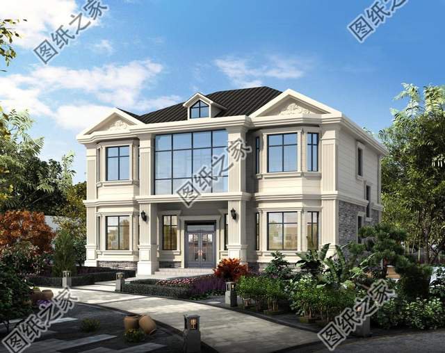 農村二層別墅帶閣樓設計，家居溫馨舒適，很受一些年輕人的喜愛