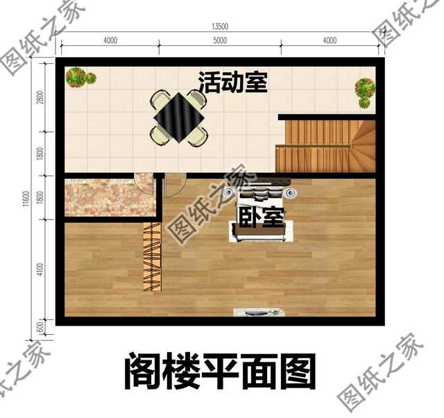 農村二層別墅帶閣樓設計，家居溫馨舒適，很受一些年輕人的喜愛