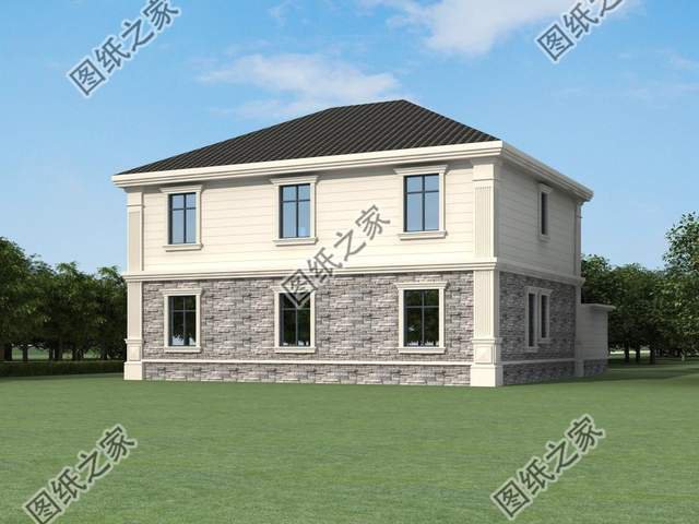 農村二層別墅帶閣樓設計，家居溫馨舒適，很受一些年輕人的喜愛