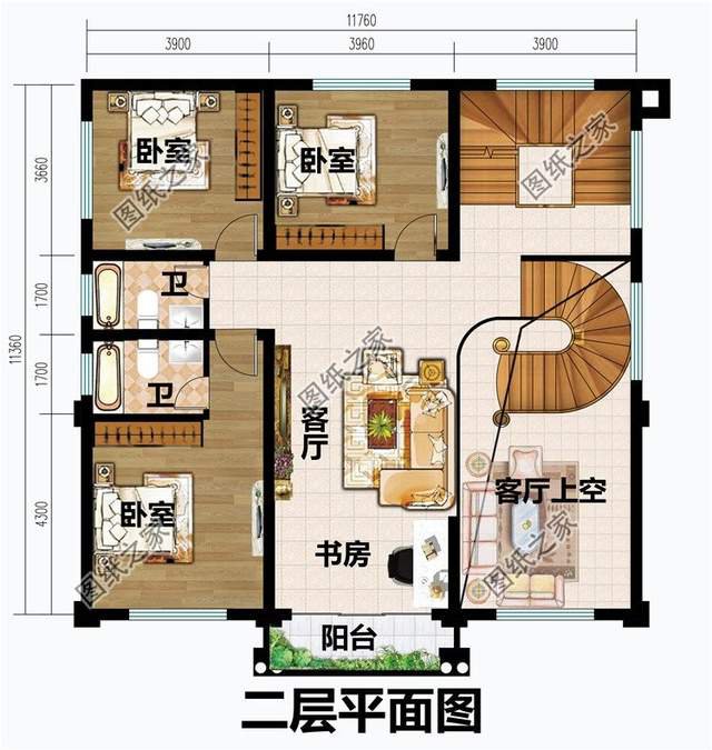 四層別墅設計圖，精雕細琢的高層設計展現霸氣側漏的氣勢