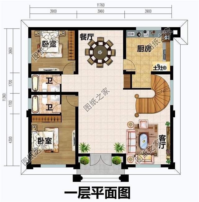 四層別墅設計圖，精雕細琢的高層設計展現霸氣側漏的氣勢
