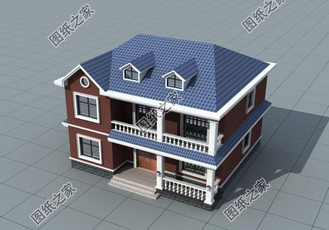 二層半農村自建房設計，大氣精巧不乏舒適，堪稱夢想家園