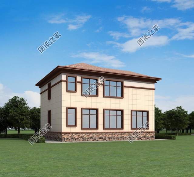 簡約三開間二層別墅，二樓小露臺，閑坐聊天好不愜意