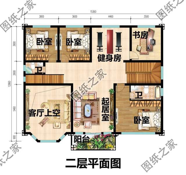 二層華麗農村自建房設計，帶著歐式的典雅，猶如藝術氣息的油畫