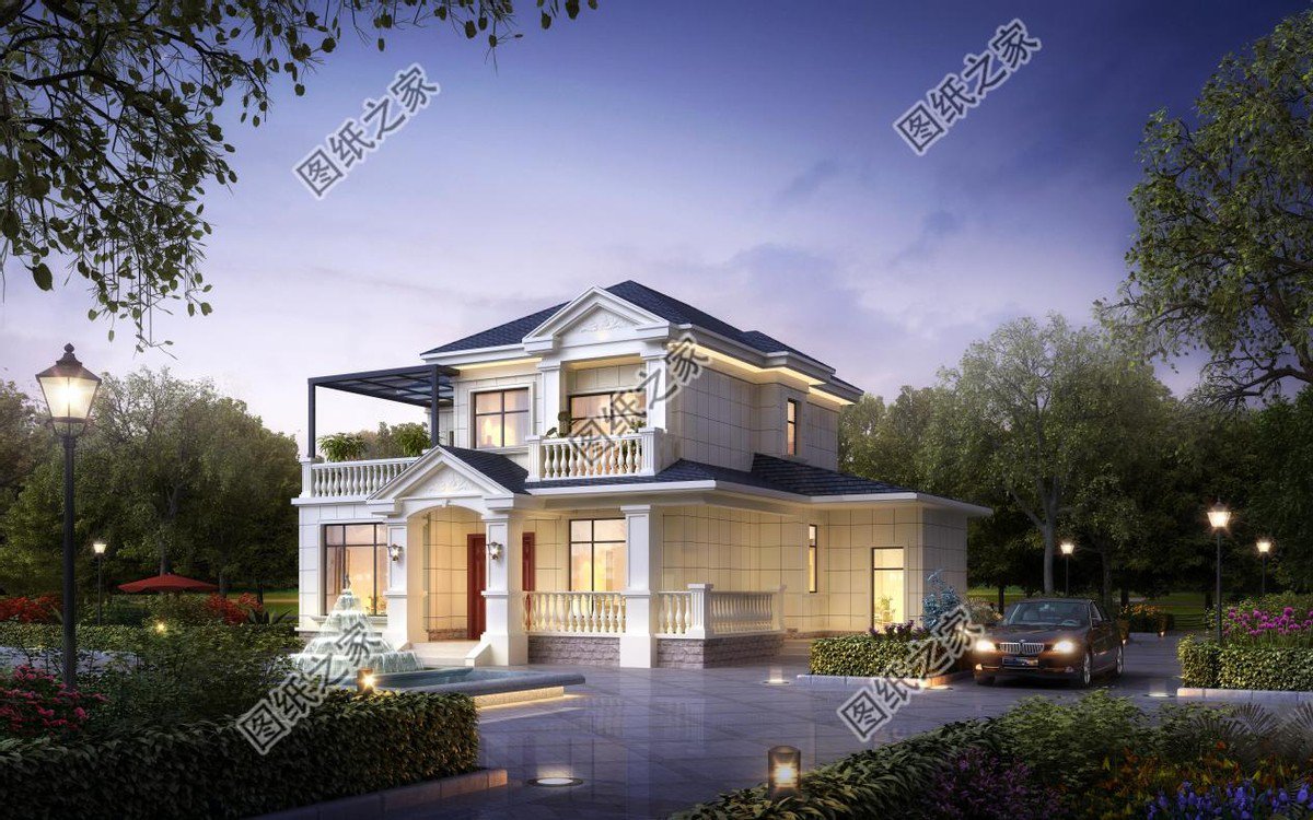 二層半唯美別墅設計，帶有時代的色彩，以獨特的魅力征服了眾人