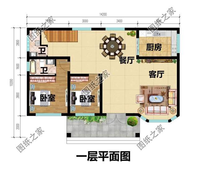 進深10米二層農村自建房，房子和陪伴是這世間最好的避風港