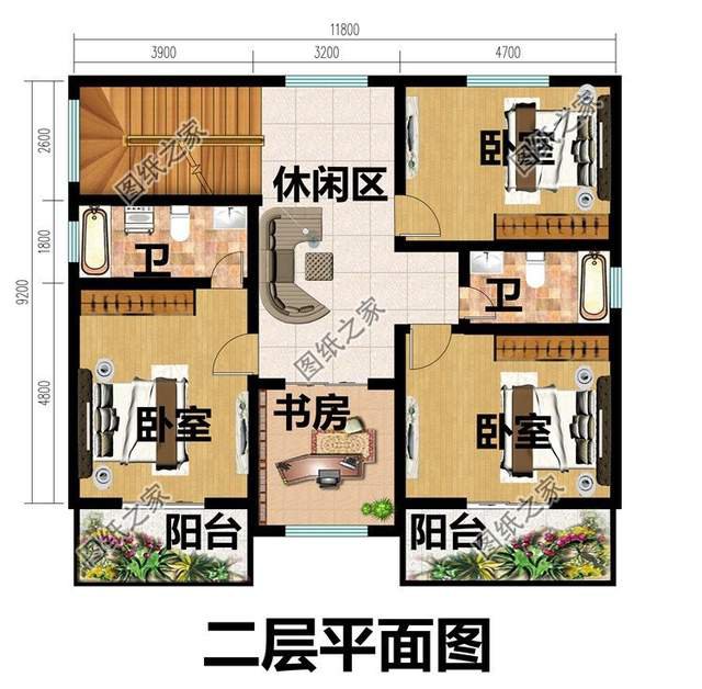 新農村二層小別墅設計，戶型規(guī)整、功能齊全、施工簡易