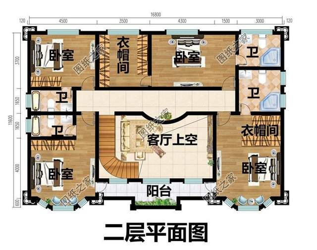 超大面寬二層別墅設(shè)計(jì)，氣派漂亮的外觀造型，私人的舒適空間