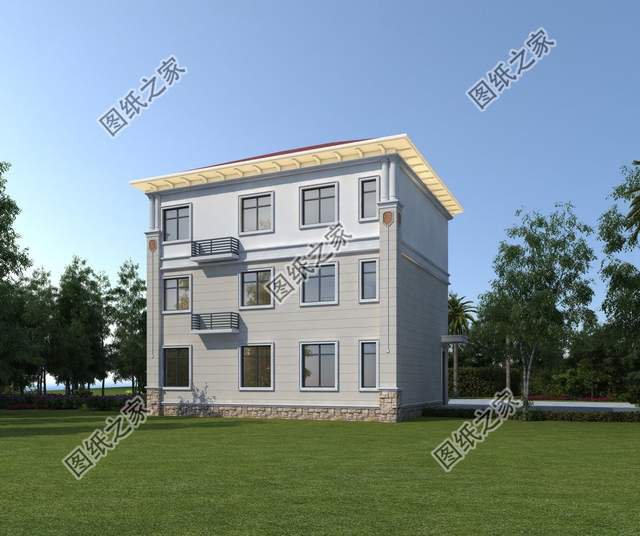 三層歐式住宅設計圖，高層設計凸顯歐式氣勢，浪漫氣質飆升