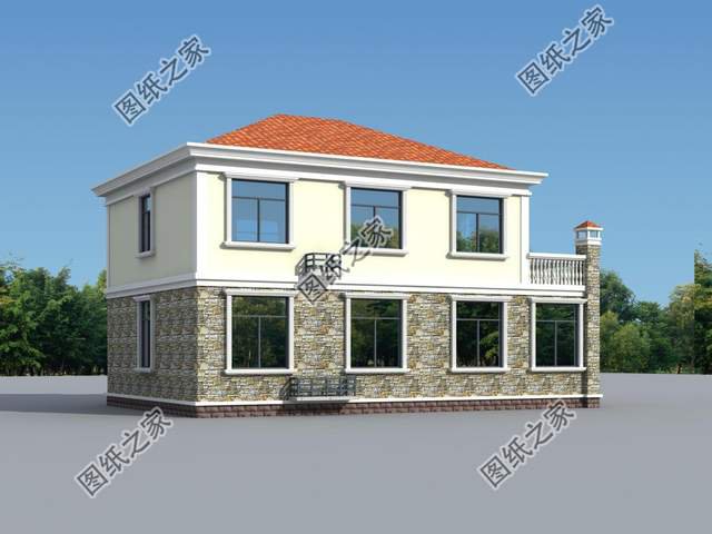 農(nóng)村二層帶獨立廚房的小樓房，建造個別墅不比城里差