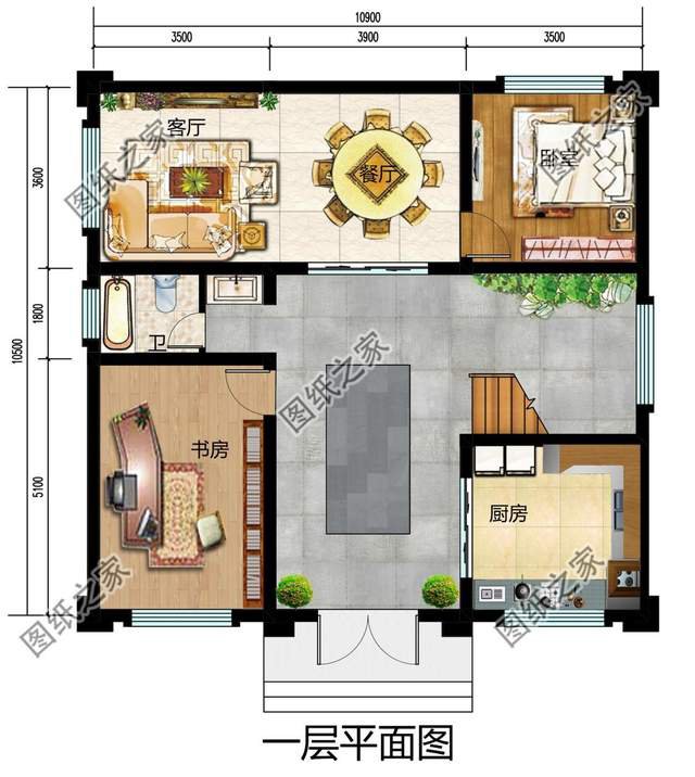小戶型二層合院設計，是我們中式住宅的傳承，更接地氣
