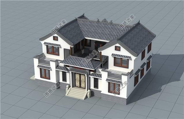 中式二層合院別墅，滿滿傳統中式元素，是不是您的菜？